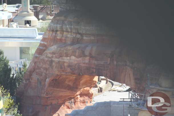 01.28.12 - Looks like walkway going in from the Wharf archway entrance into Cars Land.