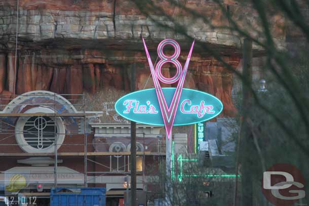 02.10.12 - The neon for Flos sign was on.