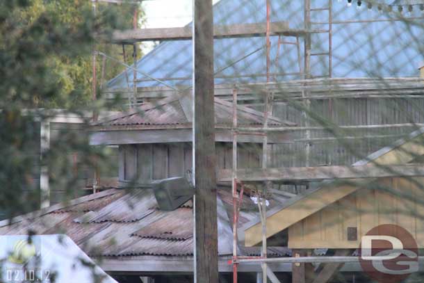 02.10.12 - Noticed the roof has recieved a junkyard look.