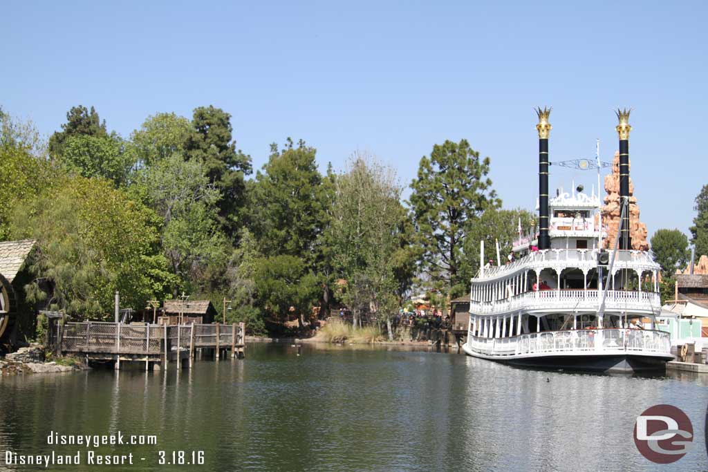 3.18.16 - No real visible change on the Southern portion of the Rivers of America