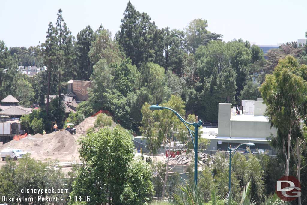 7.08.16 - Some asphalt waiting to be removed backstage near Winnie the Pooh.
