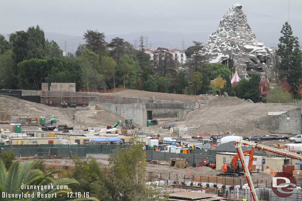 12.16.16 - The tunnel will be the Fantasyland walkway into Star Wars.