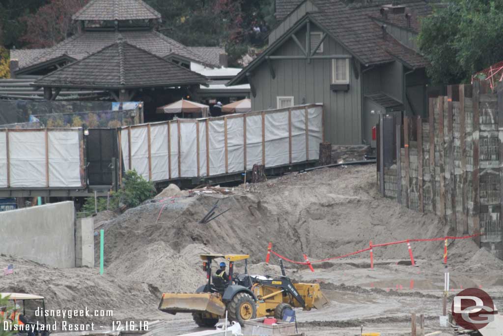 12.16.16 - A closer look at where the train will come out from Critter Country.