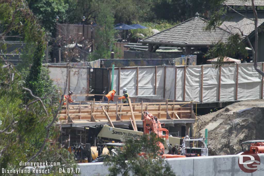 4.07.17 - A more clear look at the new bridge near Critter Country that the train will pass over