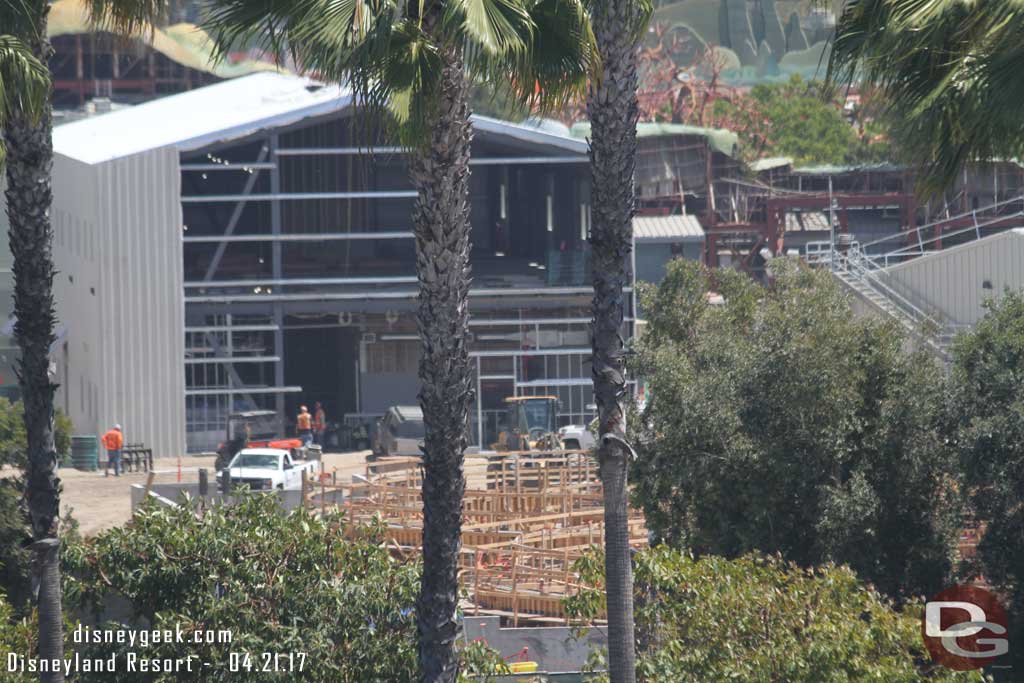 4.21.17 - Here you can make out forms for the second show building rising up.