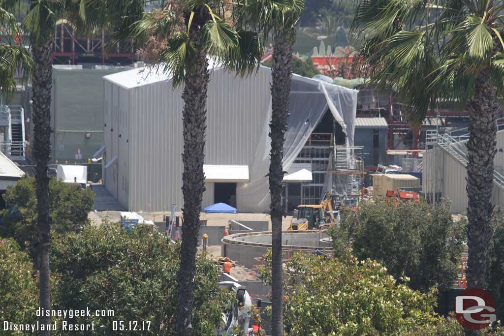 5.12.17 - Another look a the concrete work for the Millennium Falcon attraction.