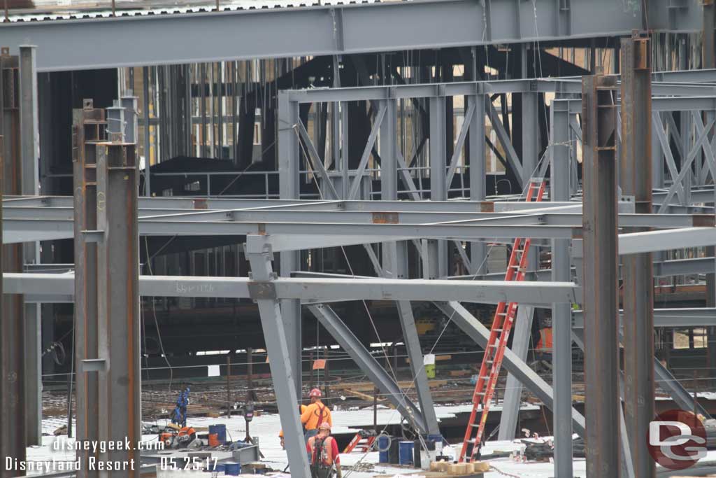 5.25.17 - The AT-ATs are really hard to see through the maze of steel that has been installed.