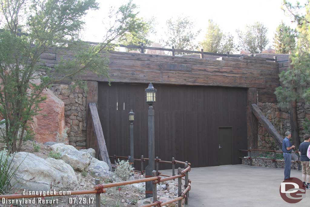 7.29.17 - This is the second entrance on the Big Thunder Trail, nearest to Fantasyland.