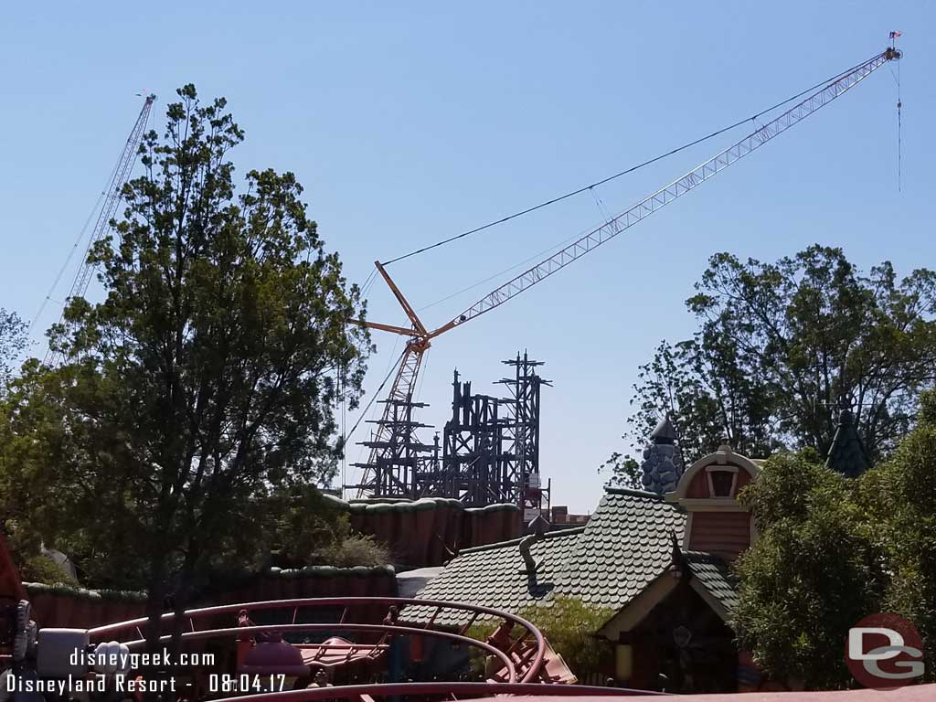8.04.17 - To close with the view moving over to the Go Coaster as seen from the Miss Daisy.