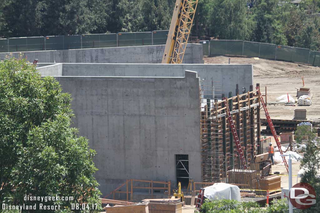 8.04.17 - A closer look at the form and rebar work on the far right side.