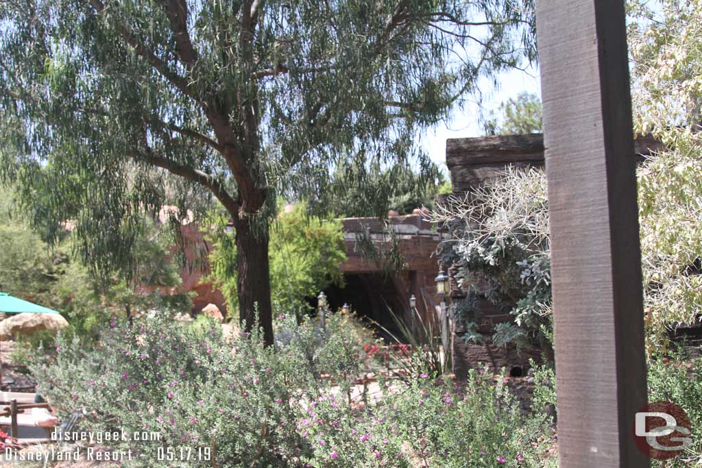 05.17.19 - The walls are removed and entrances open along the Big Thunder Trail.