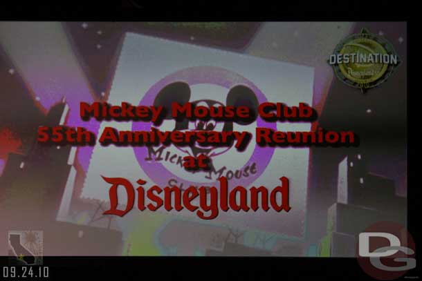 The 10:15am panel was the Mickey Mouse Club 55th Anniversary 