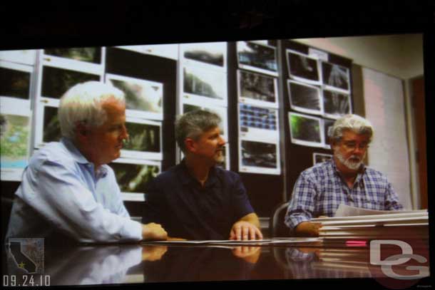 George Lucas has been heavily involved throughout the process.