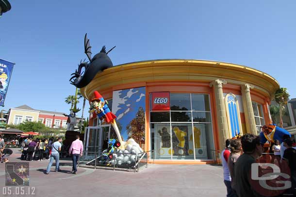 As I mentioned earlier the Lego Store has reopened.