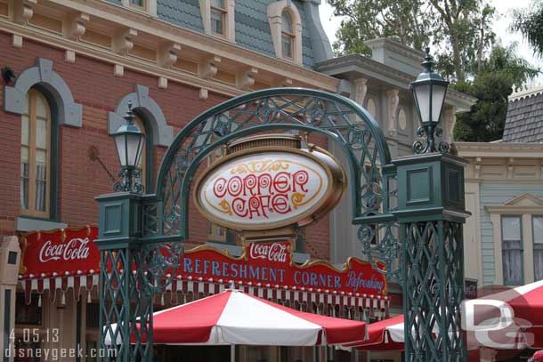 The archway at Coke Corner or Refreshment Corner or now Corner Cafe appears to be done.