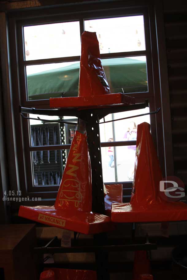 Out in Cars Land there is a Limited Time Magic offering, Cozy Cone Hats ($24.95) available at Sarges