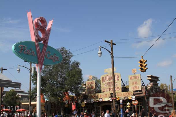 A nice afternoon in Cars Land.