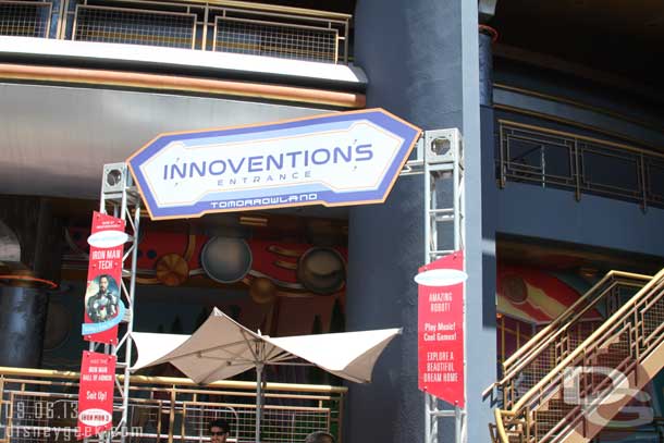 Surprised no Infinity sign at the entrance to Innoventions.