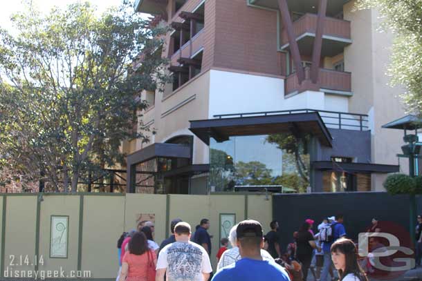 A check of the Downtown Disney Starbucks.  The facade is moving along.