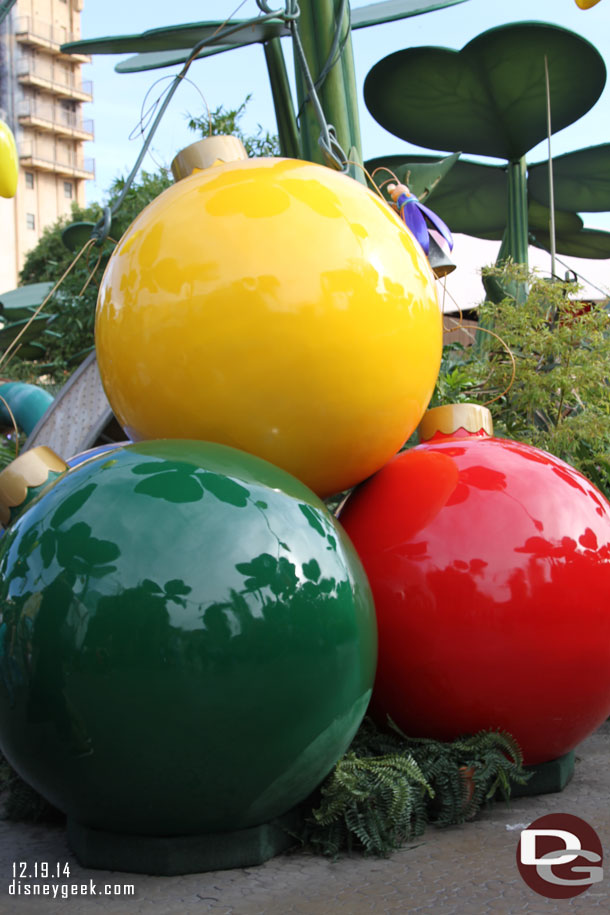 Christmas ornaments in Fliks Fun Faire