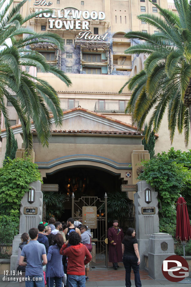 Only a 13min wait for Tower of Terror