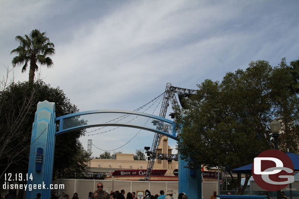 Frozen Fun is not ready to go yet.  They were still installing the new overlay in the Backlot area of Hollywood Land.