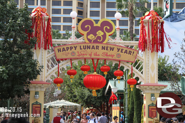The Lunar New Year is being celebrated out in Paradise Garden this weekend.