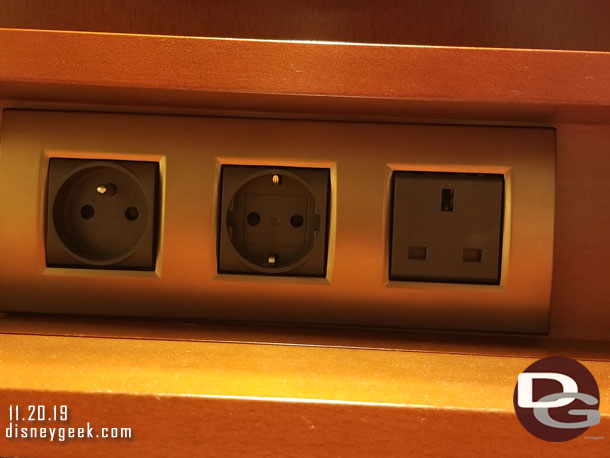 The power outlets.  It would have been nice to have USB ports.