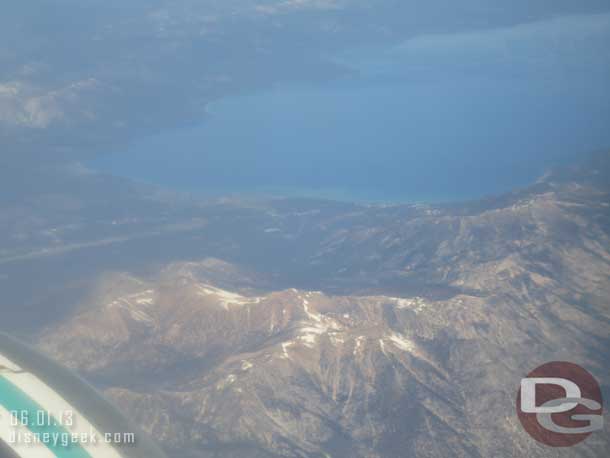 While flying from LAX to Vancouver we flew over Yosemite (no decent pictures) then Lake Tahoe.  