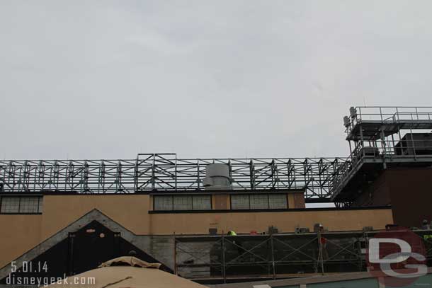 The old Pleasure Island sign on top has been removed.