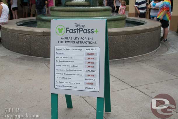 Still some limited FastPass+ options