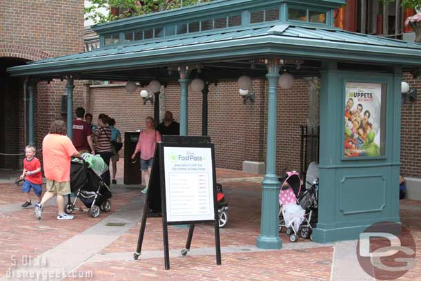 Another FastPass+ kiosk area.