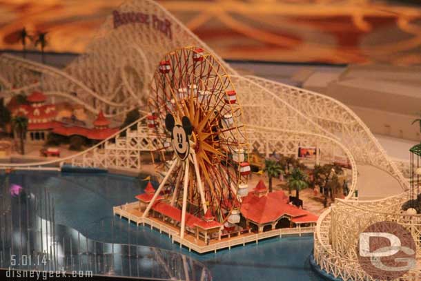 For example this model of Paradise Pier is rather dated.  Seems a Disney Springs or some other project would be better in here.