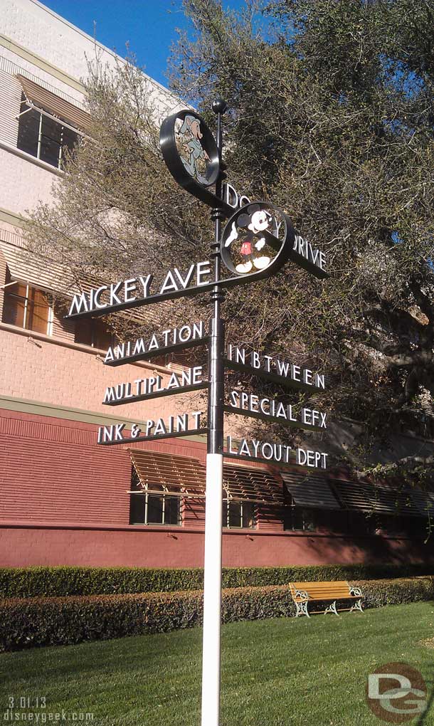 D23 Fanniversary - Disney Studios - Mickey Avenue and Dopey Drive intersection