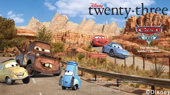 D23 Fall Magazine Cover - Cars Land
