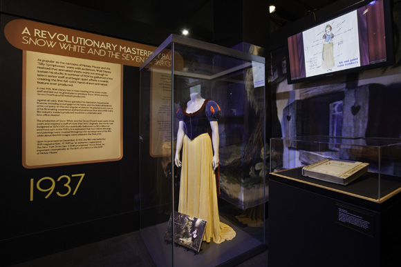 Snow White section: A section of the exhibit focuses on the making of Snow White and the Seven Swarfs (1937).
