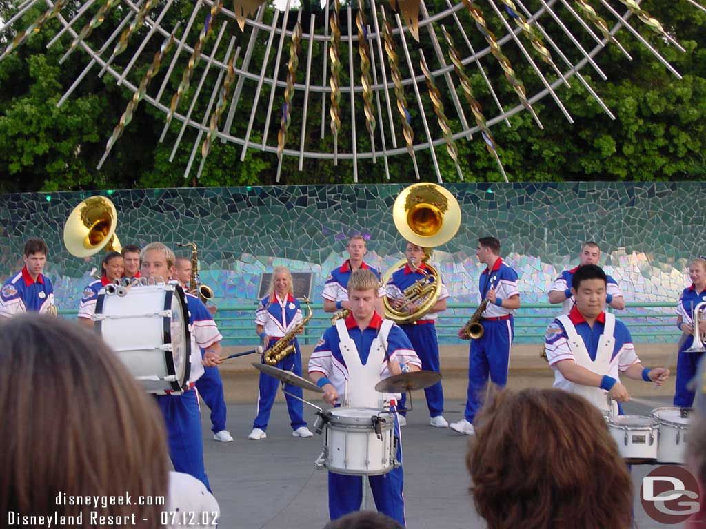 Also in 2002 they added a set over at DCA (and did the pre-parade too if I remember correctly)