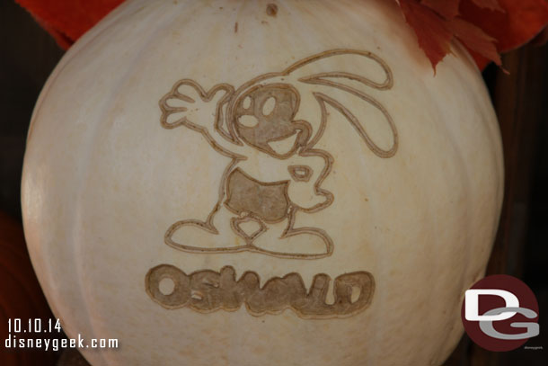 Moving into October now.  Oswald