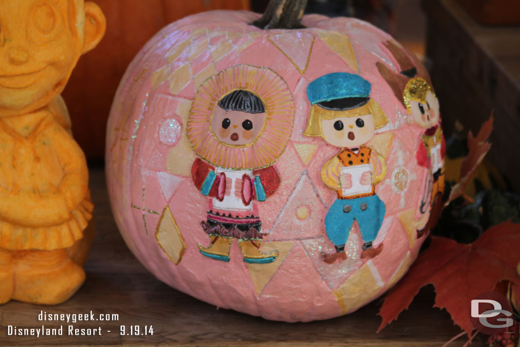 A Small World / Mary Blair inspired pumpkin