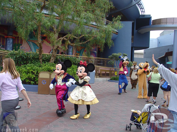 Mickey and the gang in Tomorrowland (7/17/05)