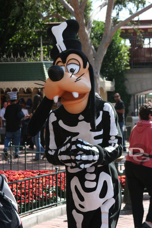 Goofy dressed up for the season.