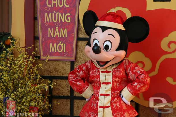 Mickey celebrating the Chineese New Year (2008)