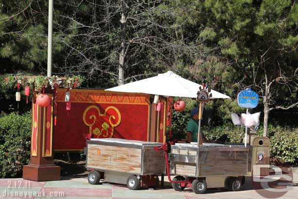 There were some special food offerings available at this cart.