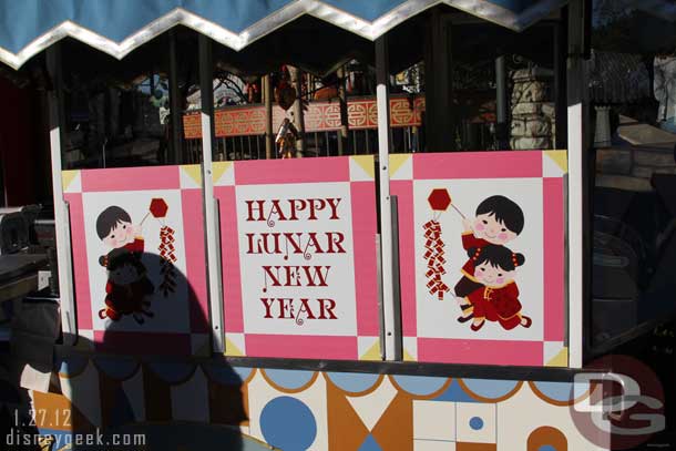 The food carts received some signs and special offerings.