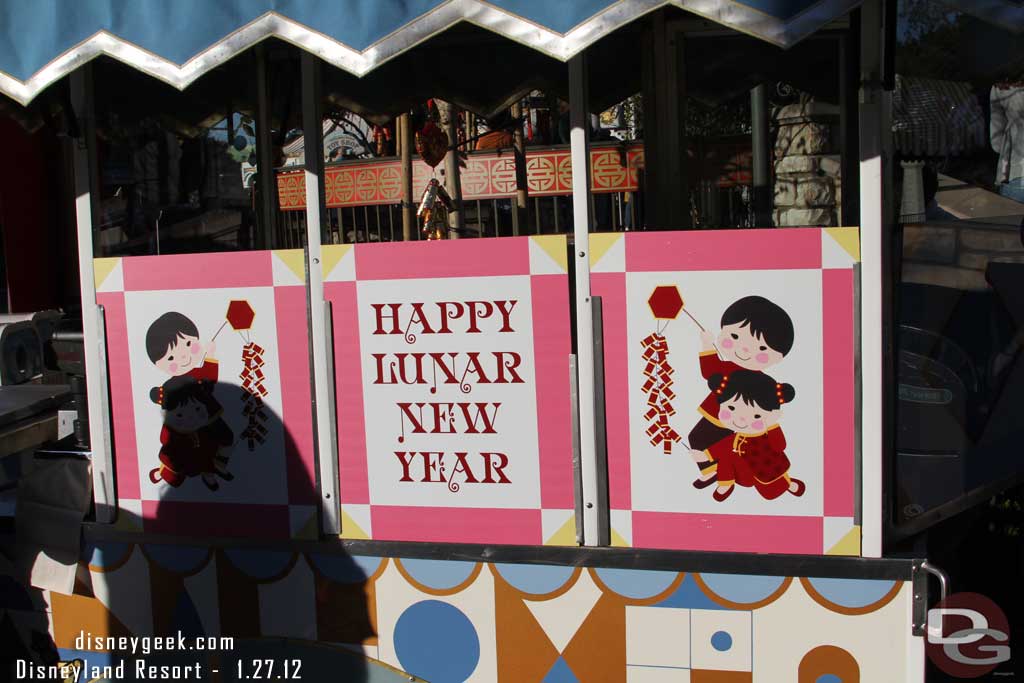 The food carts received some signs and special offerings.