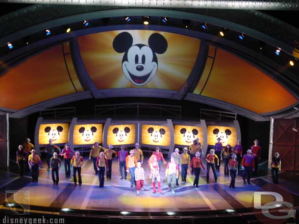 2/2001 - A Mickey segment at DCAs Steps in Time show