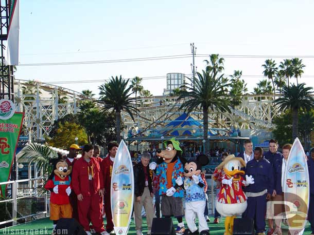 12/2003 - The Rose Bowl Kickoff with my USC Trojans before they destroyed Michigan