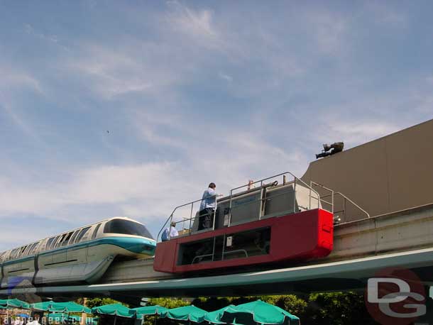 In 2001 I spotted the diseal tow out pulling Monorail Blue back to the roundhouse after a problem.
