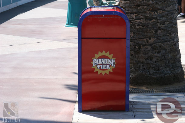 Paradise Pier near the Midway Games