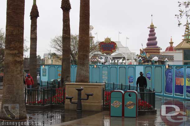 Paradise Pier - For the ones around the upcoming Little Mermaid attraction these showed up in late Dec 2009.